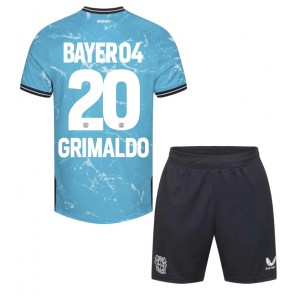 Bayer Leverkusen Alejandro Grimaldo #20 Rezervni Dres za Dječji 2023-24 Kratak Rukavima (+ kratke hlače)